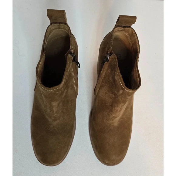 UGG Australia Womens Pixley Tan Ankle Boots Bootie Stacked Size 10 1095057 - Picture 4 of 10